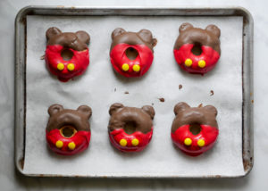 Mickey Mouse Shorts Doughnuts // magicaltreatsathome.com