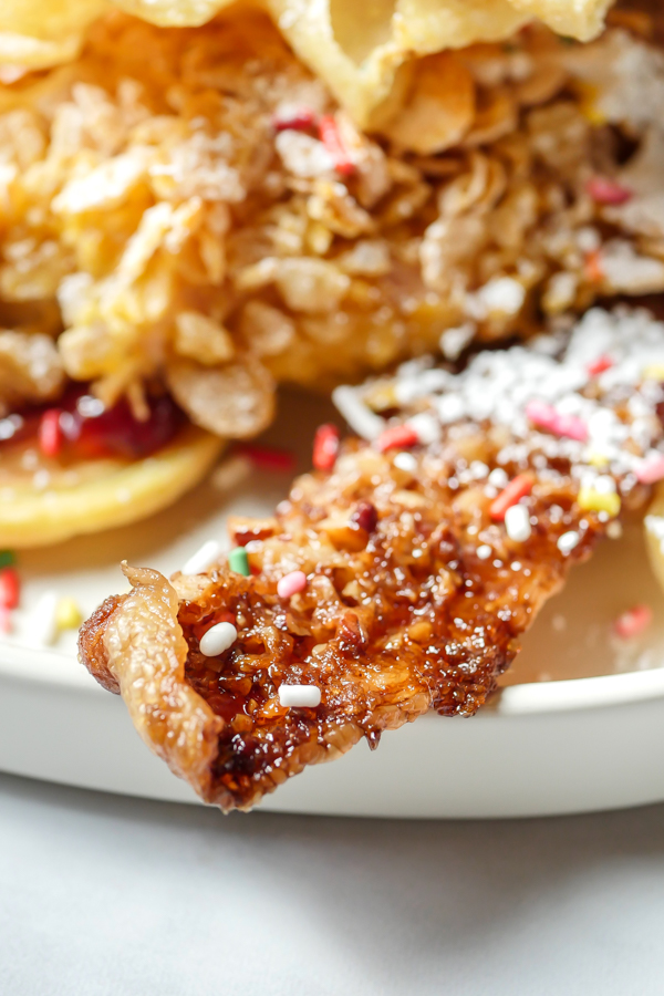 Celebrate Mickey Chicken and Waffles // magicaltreatsathome.com