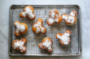 Mickey Mouse Butterscotch Beignets // magicaltreatsathome.com