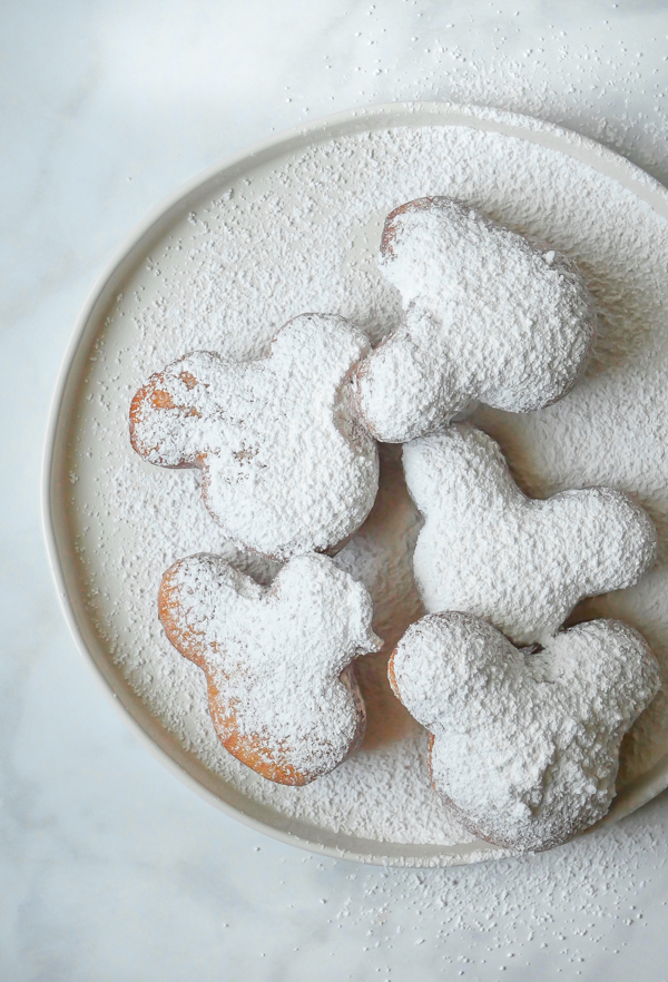 Mickey Mouse Butterscotch Beignets // magicaltreatsathome.com