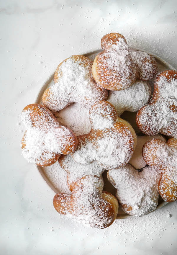 Mickey Mouse Butterscotch Beignets // magicaltreatsathome.com