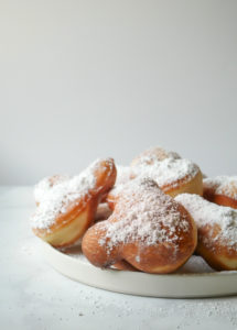 Mickey Mouse Butterscotch Beignets // magicaltreatsathome.com