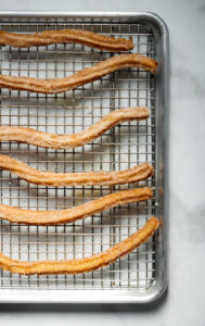 Maple-Bacon Churros // magicaltreatsathome.com