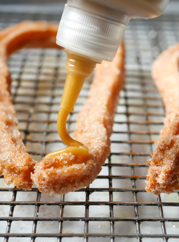 Maple-Bacon Churros // magicaltreatsathome.com