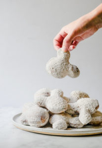 MIckey Mouse Pumpkin Spice Beignets // magicaltreatsathome.com