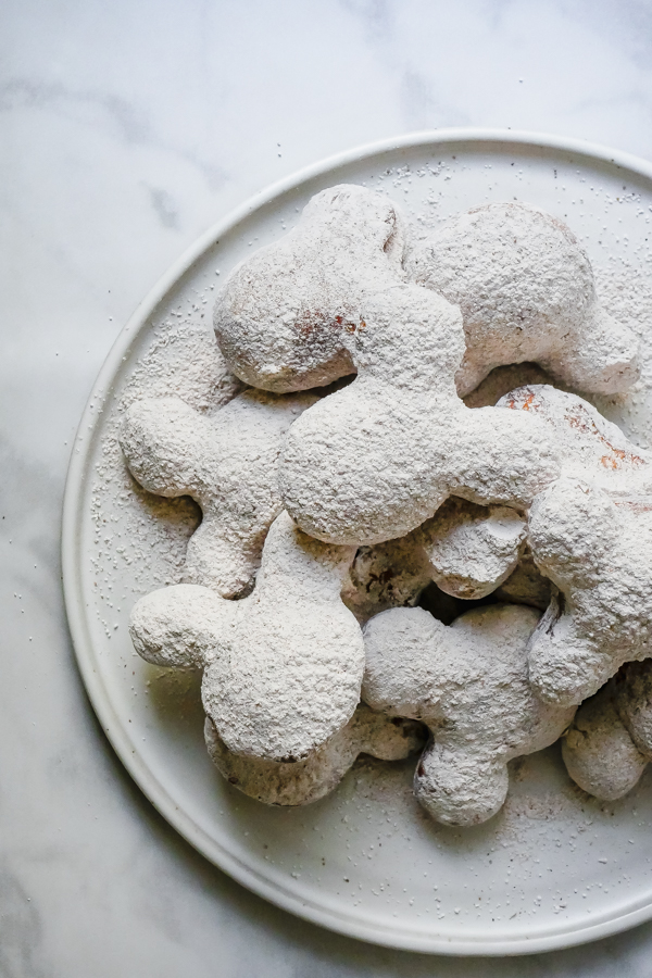 MIckey Mouse Pumpkin Spice Beignets // magicaltreatsathome.com