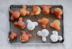 MIckey Mouse Pumpkin Spice Beignets // magicaltreatsathome.com