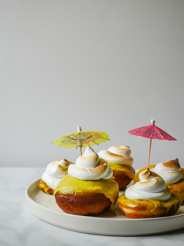 Pineapple Donut a.k.a. The Dole Whip Donut // magicaltreatsathome.com