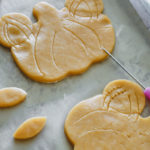 Mickey Mouse Pumpkin Cookie // magicaltreatsathome.com