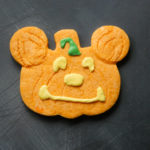 Mickey Mouse Pumpkin Cookie // magicaltreatsathome.com