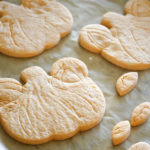 Mickey Mouse Pumpkin Cookie // magicaltreatsathome.com