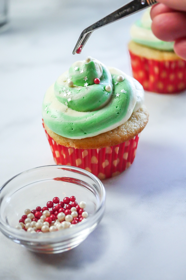 Disneyland Holiday Cupcakes 2019 // magicaltreatsathome.com