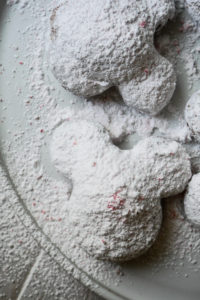 Mickey Mouse Peppermint Beignets // magicaltreatsathome.com