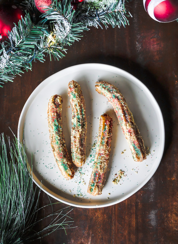 Christmas Tree Churros // magicaltreatsathome.com