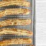 Christmas Tree Churros // magicaltreatsathome.com