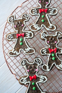 Mickey Mouse Gingerbread Man // magicaltreatsathome.com