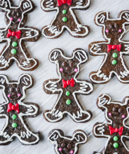 Mickey Mouse Gingerbread Man // magicaltreatsathome.com