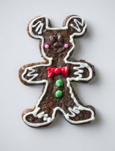 Mickey Mouse Gingerbread Man // magicaltreatsathome.com
