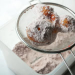 Mickey Mouse Chocolate Strawberry Beignets // magicaltreatsathome.com