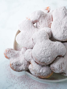 Mickey Mouse Chocolate Strawberry Beignets // magicaltreatsathome.com