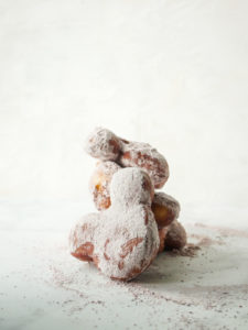 Mickey Mouse Chocolate Strawberry Beignets // magicaltreatsathome.com