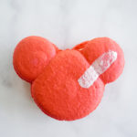 Raspberry Rose Mickey Macaron // magicaltreatsathome.com