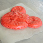 Raspberry Rose Mickey Macaron // magicaltreatsathome.com