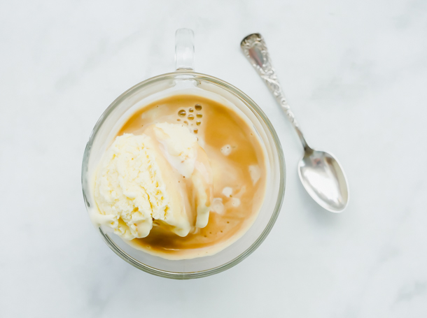 Churro Cinnamon-Brown Sugar Affogato // magicaltreatsathome.com