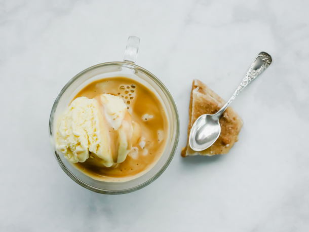 Churro Cinnamon-Brown Sugar Affogato // magicaltreatsathome.com