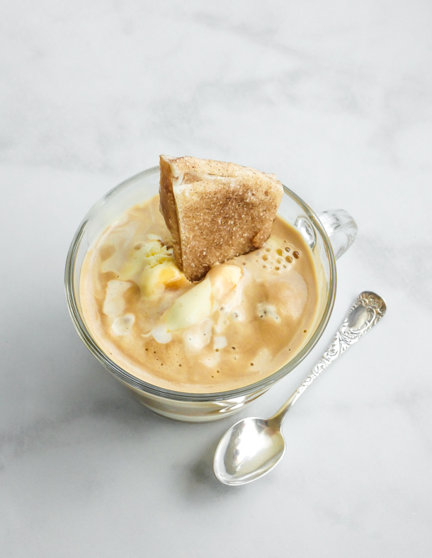 Churro Cinnamon-Brown Sugar Affogato // magicaltreatsathome.com