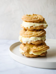 Churro Ice Cream Sandwich // magicaltreatsathome.com