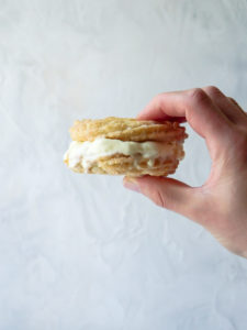 Churro Ice Cream Sandwich // magicaltreatsathome.com