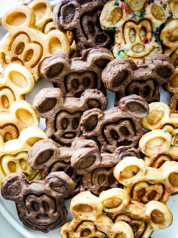 Chocolate Chip Mickey Mouse Waffles - using Disney Parks' Recipe! - I am a  Honey Bee