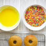 Fruity Pebbles Doughnuts // magicaltreatsathome.com