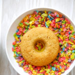 Fruity Pebbles Doughnuts // magicaltreatsathome.com