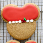 Mickey Holly Christmas Cookies 2020 // magicaltreatsathome.com